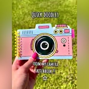 📸 KAWAII CAMERA SHAPED NOTEPAD 📸